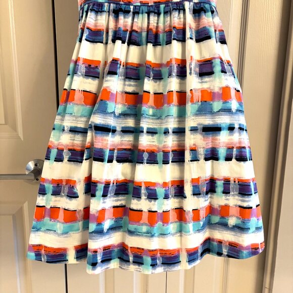 Shoshanna Abstract Print Sundress - Size 2 - Picture 5 of 11